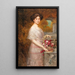Ritratto di Annie Sussanka - Eduard Veith — quadro incorniciato alla parete