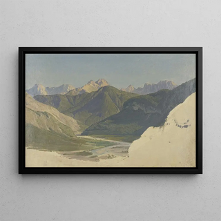 Eduard Wilhelm Pose - Isar valley near Mittenwald.webp