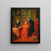 Ein Kunstmäzen der Künste - Eduard von Grützner — gerahmtes Bild an der Wand