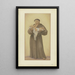 Saint Antoine de Padoue avec l'Enfant Jésus dans les bras 1862 - Eduard von Steinle — gerahmtes Bild an der Wand