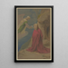 Die Kommunion der Heiligen Maria Magdalena - Eduard von Steinle — gerahmtes Bild an der Wand