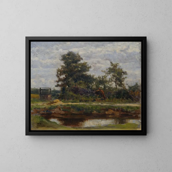 Landschaft - Eduardo Sivori — gerahmtes Bild an der Wand