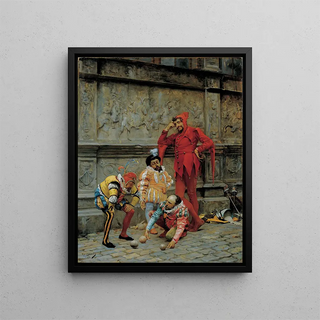 Eduardo Zamacois y Zabala - Jesters Playing Cochonnet.webp
