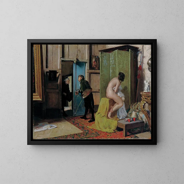 Der schlechte Moment - Eduardo Zamacois y Zabala — gerahmtes Bild an der Wand