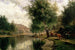 Sommerlandschaft - Edvard Bergh — Ansicht des Kunstwerks