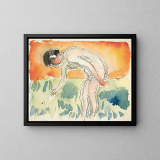 Edvard Munch - Akt som byer seg.webp