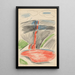 Blutsturz - Edvard Munch — gerahmtes Bild an der Wand