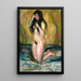 Nu aggrappato - Edvard Munch — quadro incorniciato alla parete