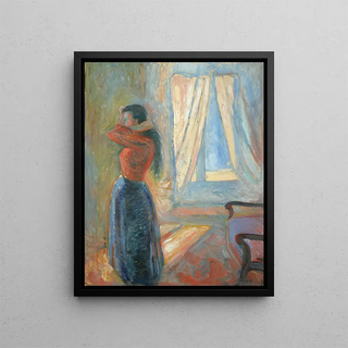 Edvard Munch - Kvinne Som Speiler Seg Woman Looking In The Mirror.webp