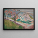 Landschaft in Kragerø - Edvard Munch — gerahmtes Bild an der Wand