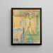L'uomo agisce - Edvard Munch — quadro incorniciato alla parete