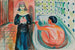 Marat dans le bain et Charlotte Corday - Edvard Munch — Ansicht des Kunstwerks