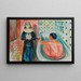 Marat dans le bain et Charlotte Corday - Edvard Munch — gerahmtes Bild an der Wand