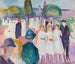Passeggiata in primavera - Edvard Munch — vista dell’opera