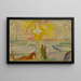 Lever de soleil dans le port - Edvard Munch — quadro incorniciato alla parete