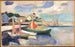 Hafen von Taarbk - Edvard Munch — Ansicht des Kunstwerks