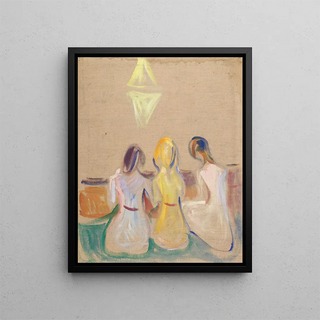 Edvard Munch - Three Seated Young Women.webp