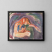 Vampir - Edvard Munch — gerahmtes Bild an der Wand