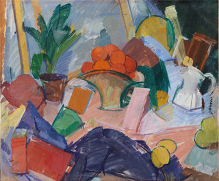 Edvard Weie - Still Life with Oranges in a Basket.webp