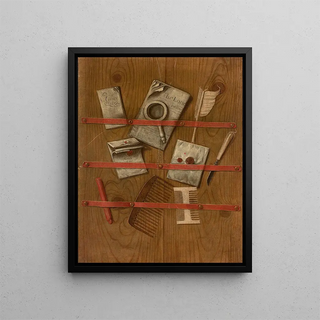 Edwaert Collier - Trompe lil au journal aux lettres et aux peignes.webp