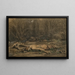 Ein Abgrund bei Inkermann - Edward Armitage — gerahmtes Bild an der Wand