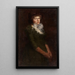 Reproduktion des Gemäldes Portrait einer Frau - Edward August Bell