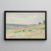 From the Hills Above Dunblane - Edward Barraud — framed artwork on a wall