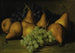 Nature morte avec raisins et poires jaunes - Edward Chalmers Leavitt — artwork view