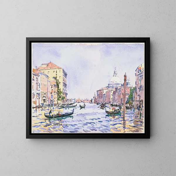 Pomeriggio veneziano sul Grand Canal - Edward Darley Boit — quadro incorniciato alla parete