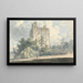 Château de Hedingham Essex - Edward Dayes — framed artwork on a wall