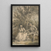 Illustration for A Sentimental Journey Episode Maria and her dog Sylvia - Edward Edwards — framed artwork on a wall
