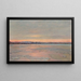 Crepuscolo d'inverno sul fiume Charles - Edward Emerson Simmons — quadro incorniciato alla parete