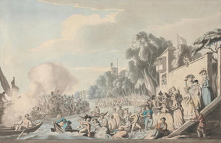 Edward Francis Burney - View at Chelsea of the Annual Sculling Race for Doggetts Coat and Badge.webp