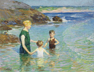 Edward Henry Potthast - At the Beach.webp