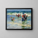 Scène di spiaggia - Edward Henry Potthast — quadro incorniciato alla parete