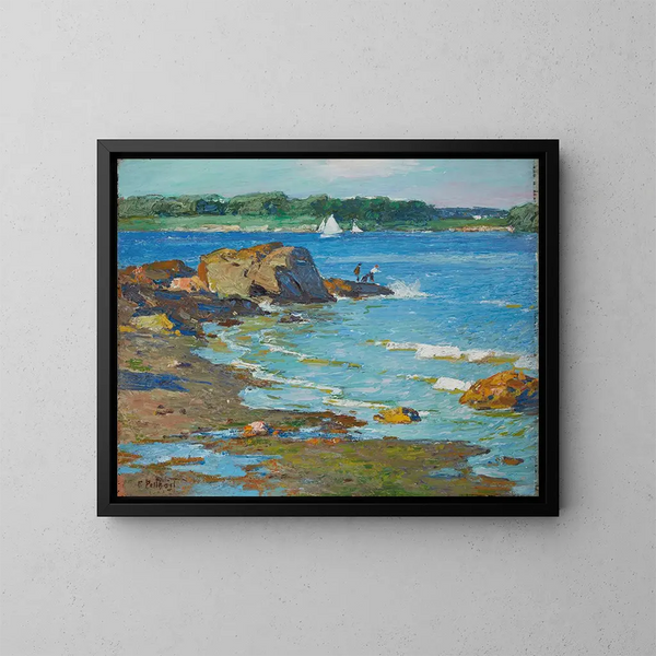 L'Entrée - Edward Henry Potthast — gerahmtes Bild an der Wand