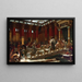 Die Besuch der Königin von Saba beim König Salomo - Edward John Poynter — gerahmtes Bild an der Wand