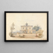 Conception per una villa ateniese - Edward Jones — quadro incorniciato alla parete