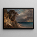 Seelandschaft - Edward L Custer — gerahmtes Bild an der Wand
