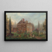 L'Attaque de la maison Chew pendant la bataille de Germantown 1777 - Edward Lamson Henry — gerahmtes Bild an der Wand