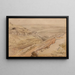 Jerusalem Painting - Edward Lear — framed artwork on a wall