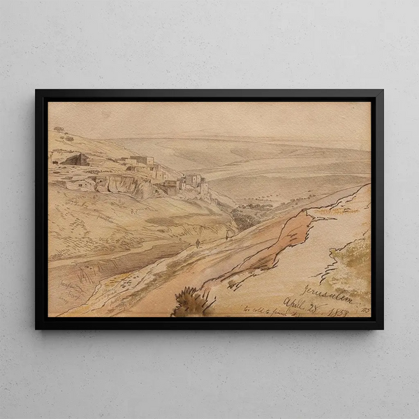 Edward Lear - Jerusalem.webp