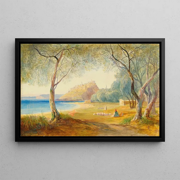 Monastir, Albania - Edward Lear — quadro incorniciato alla parete