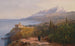 Mont Athos e il monastero di Stavronikita - Edward Lear — vista dell’opera