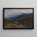 Vista del Monte Athos, Grecia - Edward Lear — quadro incorniciato alla parete