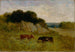 Paesaggio senza titolo con due mucche - Edward Mitchell Bannister — vista dell’opera