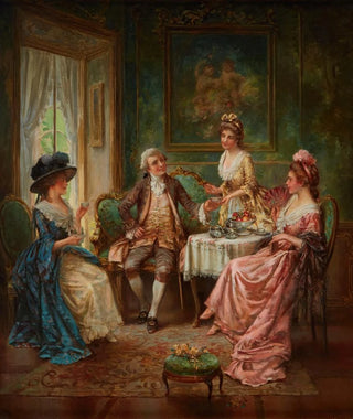 Edward Percy Moran - Tea Time.webp
