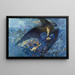 Die Nacht mit ihrem Sternenzug - Edward Robert Hughes — gerahmtes Bild an der Wand