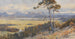 Ansicht von Klagenfurt vor den Karawanken-Gebirgen - Edward Theodore Compton — Ansicht des Kunstwerks