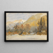 Landschaft im Herbst, Studie - Edward Theodore Compton — gerahmtes Bild an der Wand